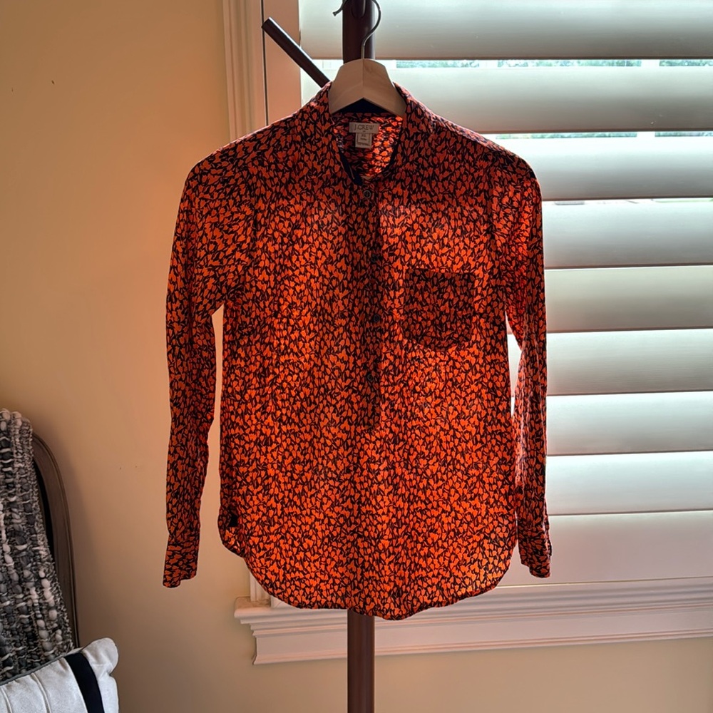 JCrew Factory Long Sleeve Button Down Shirt